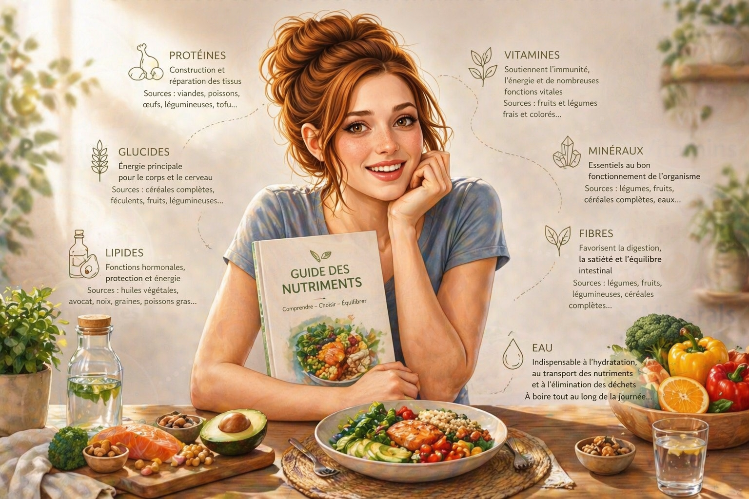 Guide des nutriments essentiels au quotidien